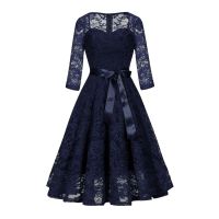New Youth Graduation Ceremony Lace And Chiffon Pattern Dress Princess Dress Sleeveless style For Girls Party Clothes