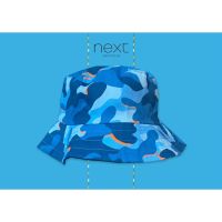 ✅ [5-6Y] Next Camouflage Bucket Hat หมวกระบายเด็ก ลายพราง