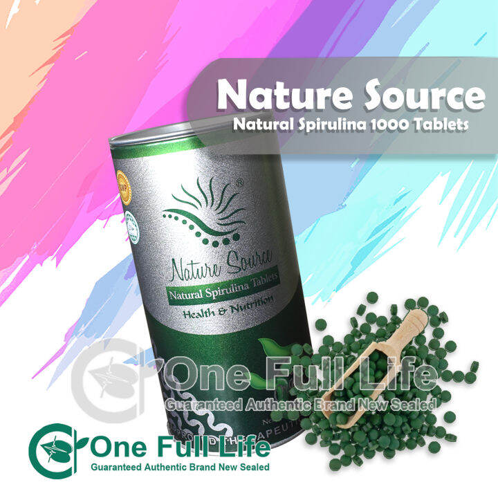 Nature Source Natural Spirulina (SMALL) 250 Tablets x 1 JAR Lazada PH