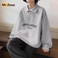 Zeus Sports  เสื้อกันหนาว ผช เสื้อแขนยาวชาย เสื้อฮู้ด เสื้อกันหนาว ผู้ชาย เสื้อกันหนาวเท่ๆ เสื้อแขนยาวผู้ชาย สเวตเตอร์ เสื้อกันนหนาว  36Z230908