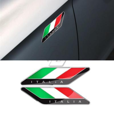 สติกเกอร์ติดรถดีคอลสำหรับจักรยานยนต์3มิติสติกเกอร์ธงชาติอิตาลีเคสรูปลอกอิตาลีสำหรับ Aprilia Ducati Suzuki ยามาฮ่าฮอนด้าคาวาซากิ Duke
