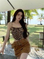 เสื้อกั๊กพิมพ์ลายเสือดาว BX-8258 สวยเซ็กซี่ใส่สบาย
