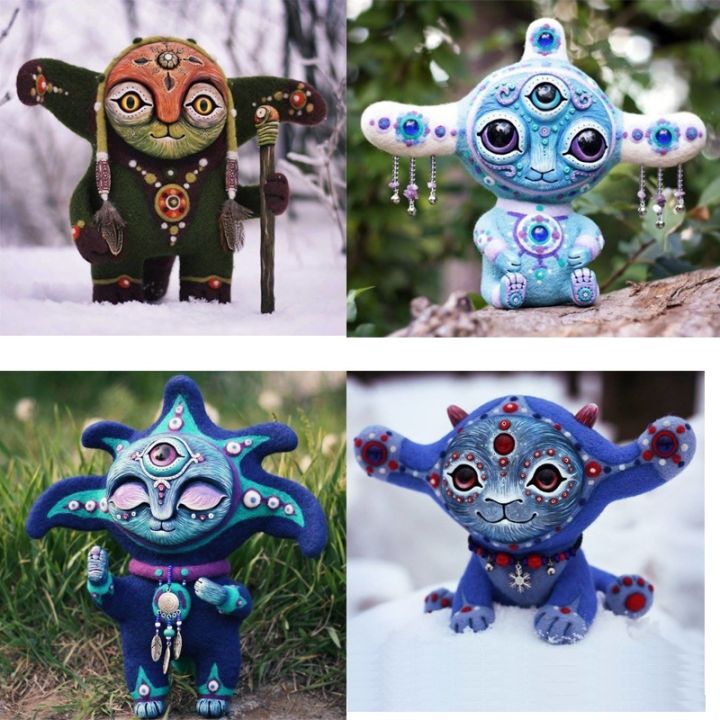 cute-kawaii-fantasy-world-creature-decorations-ornaments-diy-elf-resin-statue-cartoon-alien-outdoor-garden-home-decor-figurine