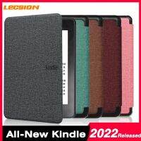 Kindle เคสสำหรับ Kindle 11Th ใหม่ทั้งหมด2022เปิดตัว6นิ้วเคสป้องกันหน้าจอหนังฝาครอบทำจากผ้าอัจฉริยะระบบแม่เหล็ก C2V2L3