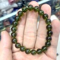 Braccialetto Di Gioielli In Pietra Preziosa Naturale Con Perline Moldavite Per Uomo Per Donna Per Regalo Ingrosso!