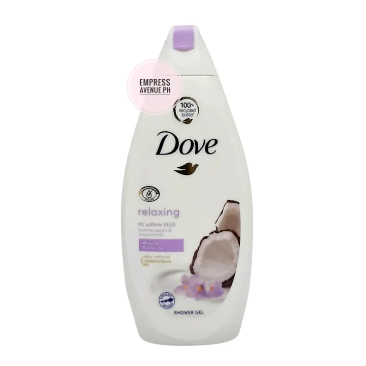 Dove Relaxing Jasmine Petals & Coconut Milk Body Wash, 0 Sulfate 500ml Lazada PH