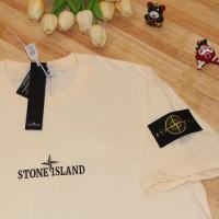 【Lowest price】Stone Island  Cotton Crew Neck Short Sleeve Mens and Womens Summer Couple Top T-shirt