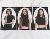 ของแถมรอบพรี Clear การ์ด ของแท้จาก CD อัลบั้ม ITZY - CHESHIRE Album ของแท้พร้อมส่ง Kpop Card