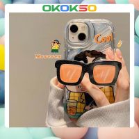 [OKOKSO] เคสโทรศัพท์มือถือนิ่ม กันกระแทก ลายการ์ตูนชินจัง สําหรับ OPPO Reno9 Reno8 Reno7pro reno6 7z 5 R17 A53 A9 2023 F11 A31 A78 A77