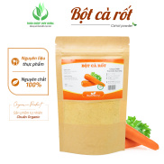 Bột củ cà rốt sấy lạnh nguyên chất Loại 1 - Bột thơm, mịn