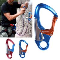 30KN Rock Climbing Auto-Lock Mountaineering downhill High Strength Carabiner Tree Climber Working Aluminum Locking Snap