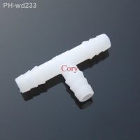 1PC Plastic Barb Hose Fitting Tee 4mm 6mm 8mm 10mm 12mm 16mm Equal diameter 3 Way T Type Hose Tube Barb Plastic Fitting CZYC