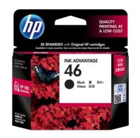 INK HP (หมึกสำหรับเครื่องพิมพ์) 46 CARTRIDGE CZ637AA (BLACK)