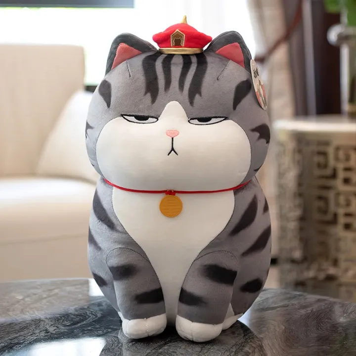 yohei-ตุ๊กตาแมวฮ่องเต้-my-royal-wan-ตุ๊กตาแมวตัวใหญ่-เจ้าเหมียวหน้ามึน-หมอนข้างแมว-ของขวัญวันเกิด