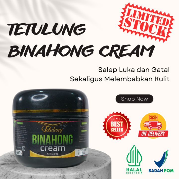 TETULUNG BINAHONG CREAM GR Salep Binahong Obat Gatal Selangkangan Eksim Dan Jamur Paling