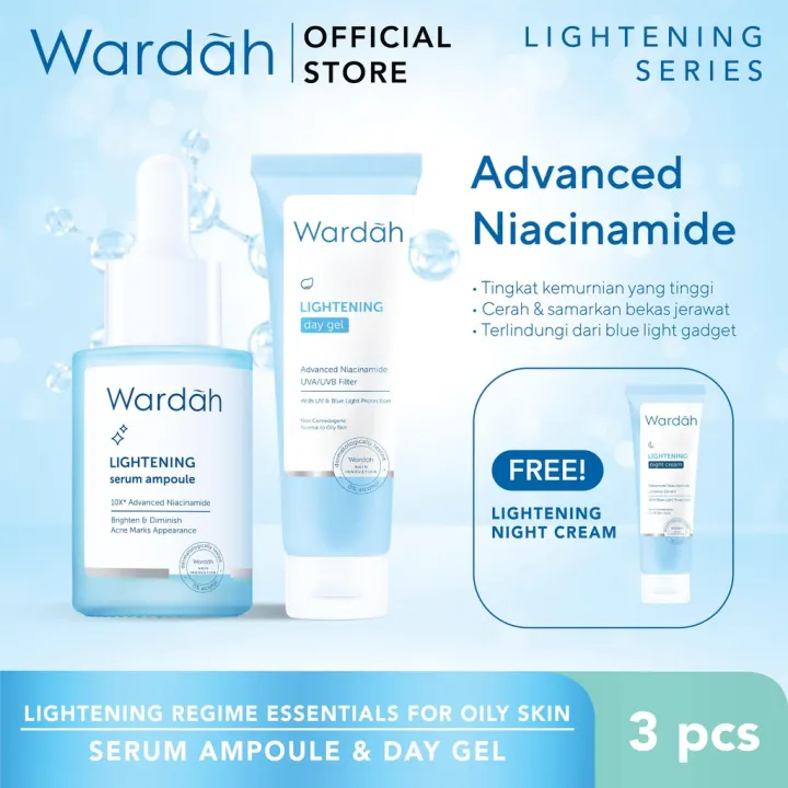 Wardah Lightening Regime Essentials For Oily Skin | Lazada