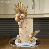 Palm Spear Cake Topper Happy Birthday Palm Leaf Decoration Cake Decorating Wedding Baking Dessert Table Party Favors