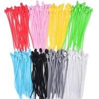 10pcs/set Soft Rubber Cable Winder for Earphone Charge Data Cable Tie Ribbon Clips DIY Cable Holder Wire Organizer Management Cable Management