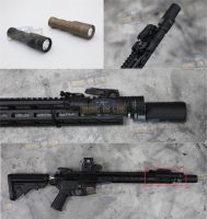 ไฟฉายติดปืนยาว Modlite รุ่น WML PLHv2-18350 (รุ่นสั้น) (หลอดLED) (Modlite WML PLHv2-18350 Light) (Weapon Mounted Light)  ● ขนาด : ยาว 11.1cm. เส้นรอบวงมือจับ 2.5cm.