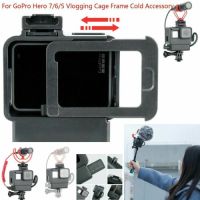 【Free-delivery】 Trendy deals Mall V2เคสสำหรับ Hero 7 6 5 Vlogging Cage กรอบกล้องอุปกรณ์เสริม3B27