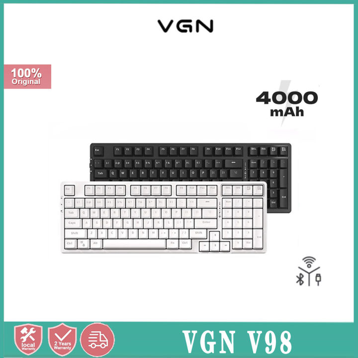 vgn-โครงสร้างปะเก็นคีย์บอร์ดแบบไร้สาย-v98คีย์บอร์ดแบบกลไกสอบจำลองครั้งที่สาม