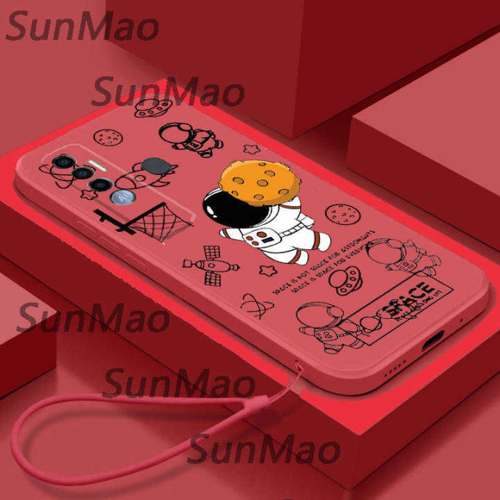 เคสโทรศัพท์ Tecno spark 7 Pro การออกแบบนักบินอวกาศการ์ตูน Lazada.co.th