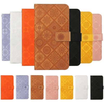 「Enjoy electronic」 National Pattern Flip Walle Leather Phone Case For Redmi Note 9 9S 8 8T 7 6 Pro 8A 7A 5A 5 Plus Card Holder Stand Book Cover