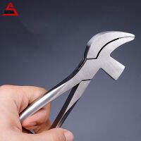 คีม SaTine Beak Type Pliers Craft Work Tool With Hammer Shoe Repair ซิลิโคนคีมปากนก