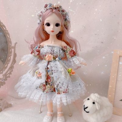 ✢❣ ตุ๊กตา Bjd 3D 1/6 23 ข้อต่อ 30 ซม. พร้อมเสื้อผ้า ของเล่น สําหรับเด็กผู้หญิง