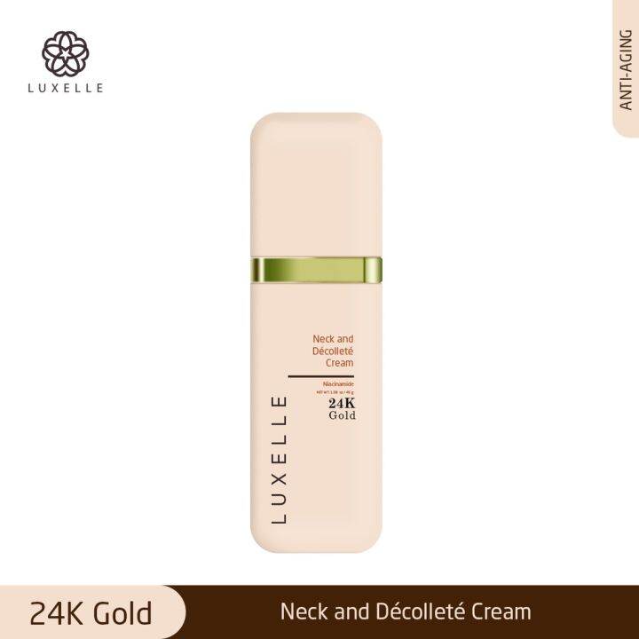 Luxelle 24K GOLD Neck and Décolleté Cream Lazada PH