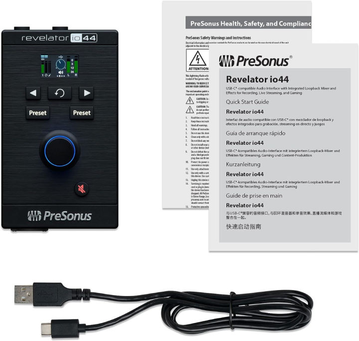 presonus-revelator-io44-usb-c-audio-interface-for-music-production-and-streaming-with-built-in-mixer-and-easy-to-use-effects-presets-plus-studio-one-daw-recording-software-revelator-io44-usb-c-interfa