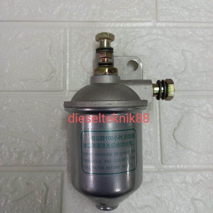 fuel oil strainer assy / filter solar komplit dongfeng S1110/1115