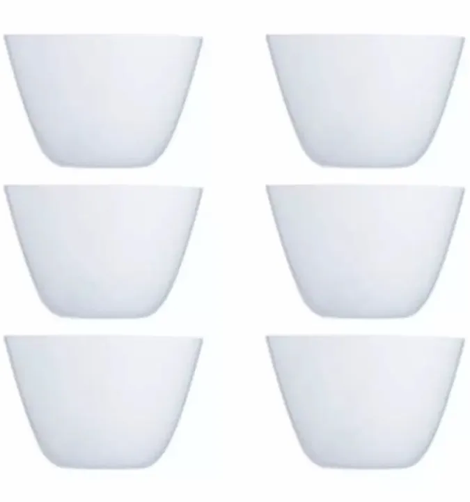 Arcopal Zélie France 6pcs 12cm White Opal Glass Microwavable Oven Safe Tempered Glass Lazada PH