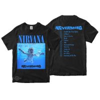 เสื้อยืด สีดำ พรีเมี่ยม เสื้อยืด NIRVANAEVERMindAngelicIn Utero