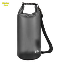 ShiningLove 10L Waterproof Dry Bag Roll Top Lightweight Dry Storage Bag With Adjustable Removable Shoulder Strap For Travel Swimming