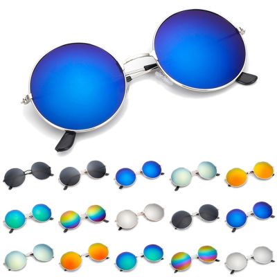 Women 39;s Glasses Round Ladies Fashion Mirror Sunglasses for Woman Men Vintage UV400 Protection Sun Retro Eyeglasses