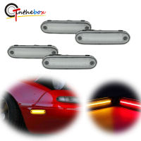 Gtinthe ด้านหน้าด้านหลัง Marker ไฟ LED สำหรับ1990-1997 Mazda Miata &amp; 1999-2005 Mazda MX-5 Fender Flare โคมไฟ Amber สีแดงสีขาว