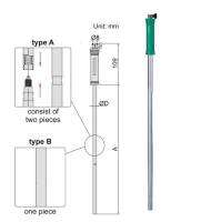 ก้านต่อบอร์เกจ ยาว 475mm ยี่ห้อ INSIZE รุ่น 7351-EX11 (Long Handle)