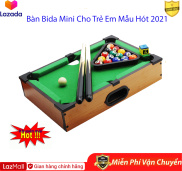 Bộ Bàn Bi-da Mini Cho Trẻ Em, Bóng Bi-da Có Số, Bộ bàn Mini Trò Chơi Bi-da