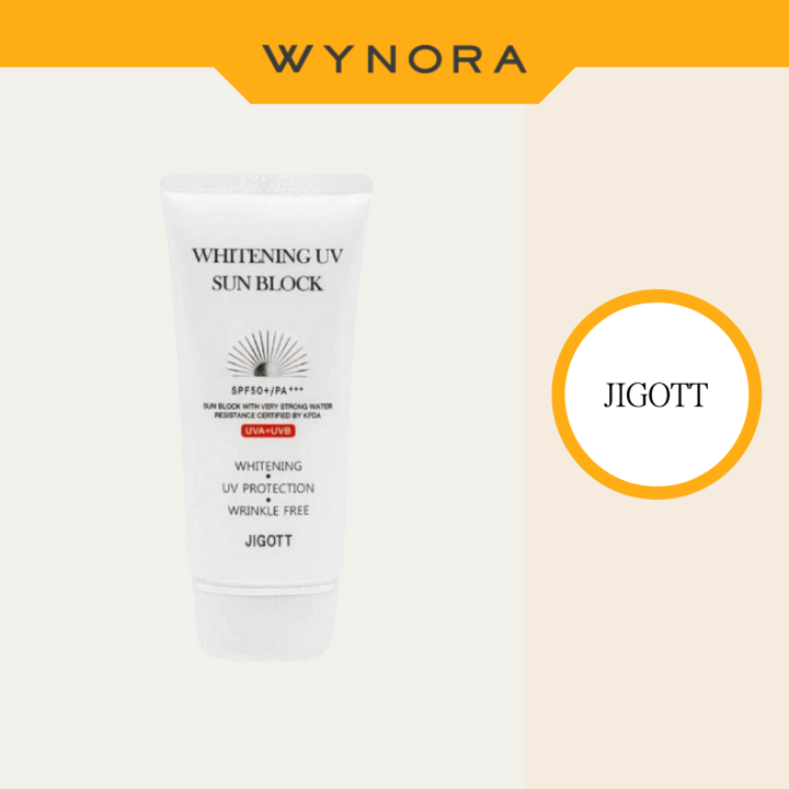 Jigott Whitening UV Sun Block SPF50+/PA+++ 70ml | Lazada
