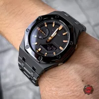 G-Shock Casioak custom Black Panther II Steel Golden Dial