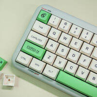 KeysLand วิศวกรรมแป้นพิมพ์ XDA รายละเอียดข้อความเหมือนกับ PBT อะโวคาโดญี่ปุ่นภาษาอังกฤษ135คีย์สำหรับเชอร์รี่ Mx Diy ชุดเล่นเกมที่กำหนดเอง