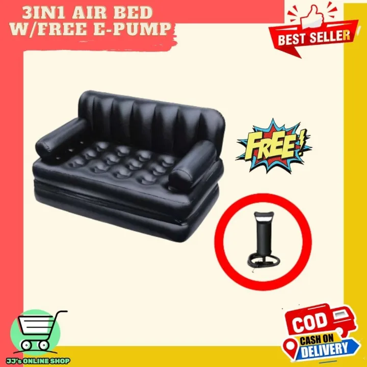 JJS BEST WAY 5in1 INFLATABLE SOFA AIRBED WITH EPUMP/AIR BED/SOFA