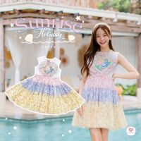 Sunrise Holiday Dress เดรสสไตล์สดใสต้อนรับซัมเมอร์ โดดเด่นที่ช่วงอกหัวใจพิมพ์ลาย เพิ่มความน่ารักโดดเด่น เอาใจสายสะบัด