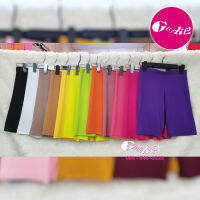 【GURLIE】Biker Short / Leggings (หลากสี) ผ้ายืด เก็บทรง สุดนิ่ม ผ้า Rayon พรีเมี่ยมเกาหลี ยาว 17 นิ้ว ยืดสุดๆ 40 นิ้ว (เลกกิ้ง)