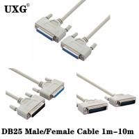 【 Hot 】5M 3M คุณภาพดี DB25 25Pin ชายหญิง M/F Parallel LPT DB25 To DB25สำหรับเลเซอร์ DB 25สายเคเบิลแบบขนาน