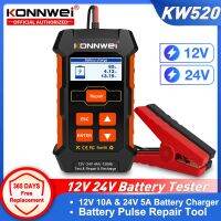 【LZ】 Konnwei-Carro Automático Battery Tester Carregador Chumbo Ácido Carro Bateria Pulso Repair Tool AGM Gel Lithium 12V 10A 24V 5A KONNWEI KW520