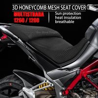 For DUCATI Multistrada 1260 1260S MTS 1200 S 1200s Motorcycle Anti-Slip 3D Mesh Fabric Seat Cover Breathable Waterproof Cushion