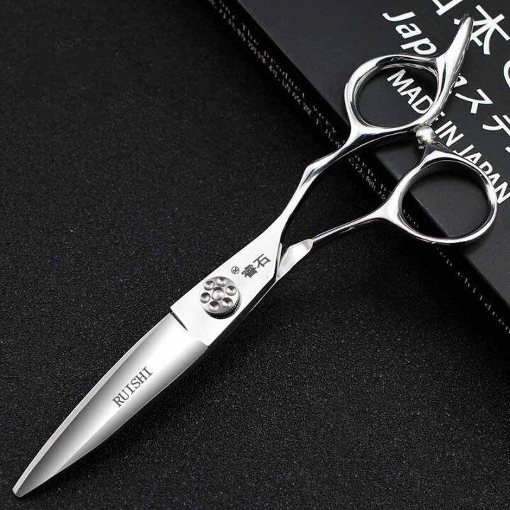 Japan Barber Scissors 6"Damascus Single and double edged 440C Professional Sliding Hair thinning