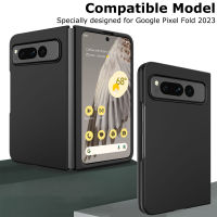 YIQIAN สําหรับ Google Pixel Fold Case พร้อมกรอบด้านหน้าบางเฉียบ Hard PC Slim เคสป้องกันรอยขีดข่วนยกขอบป้องกันโทรศัพท์เคสสําหรับ Google Pixel Fold 2023